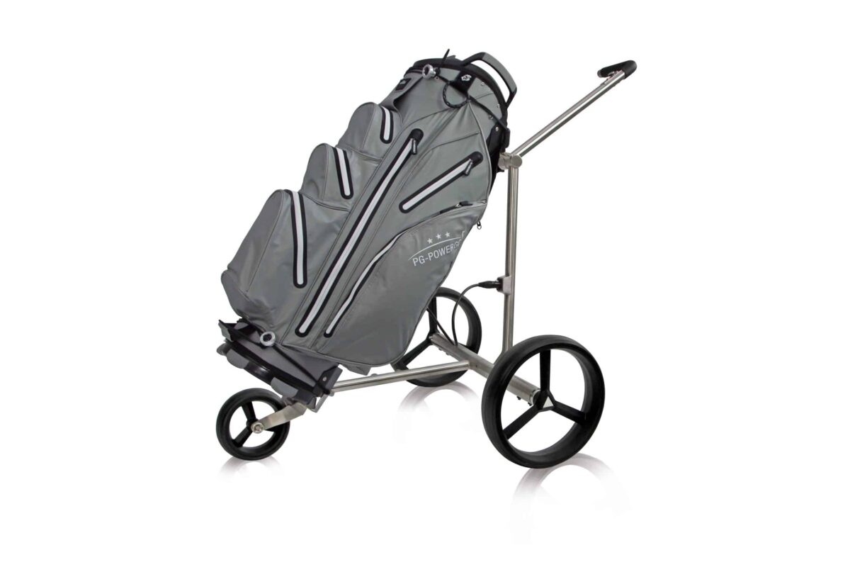 PG Powergolf Nitro Flat Steel Elektrotrolley – Bild 2