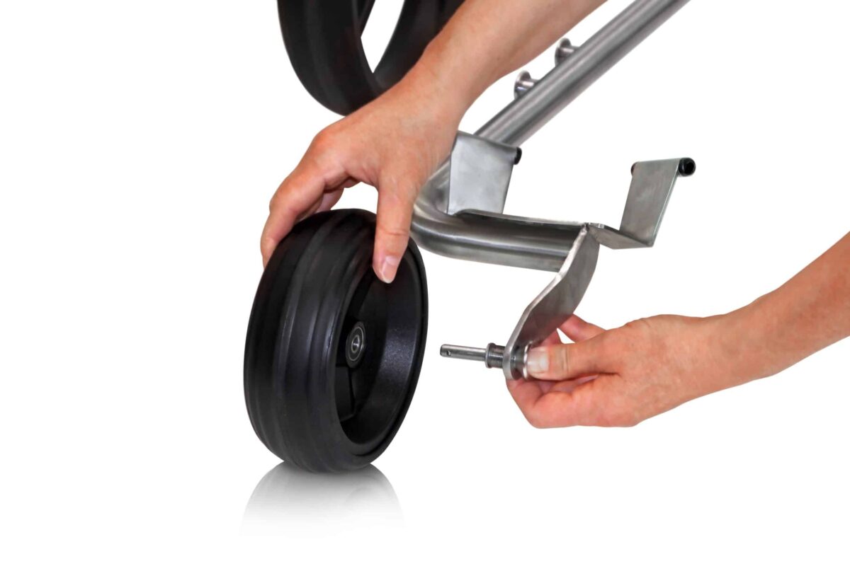 PG Powergolf Nitro Flat Steel Elektrotrolley – Bild 5