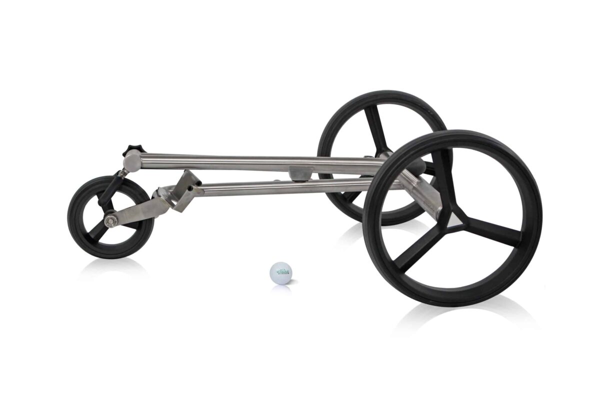 PG Powergolf Nitro Flat Steel Elektrotrolley – Bild 9