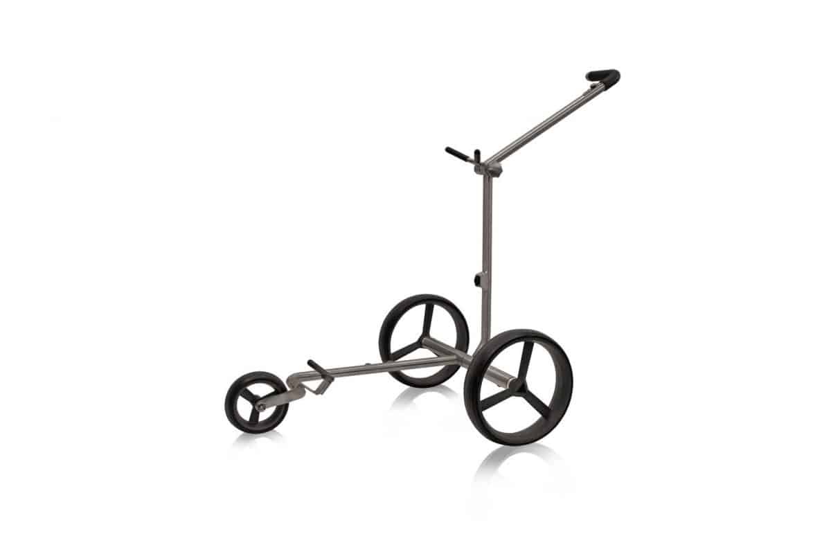 TitanCad-Nitro-flat PG Powergolf Nitro Flat Titan Elektrotrolley – Bild 1