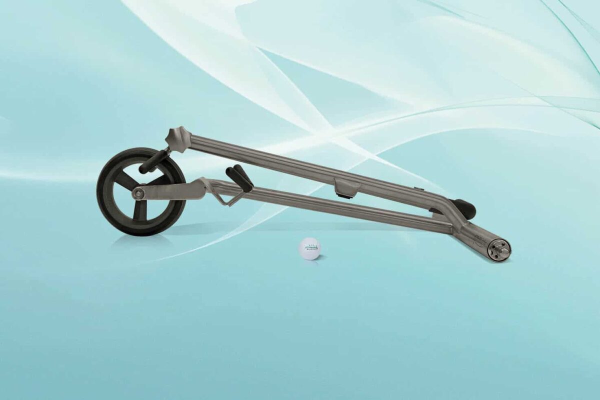 PG Powergolf Nitro Flat Titan Elektrotrolley – Bild 4