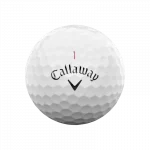 Callaway Chrome Soft weiß 12er Packung Golfbälle – Bild 2