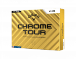 Callaway Chrome Tour weiß 12er Packung Golfbälle
