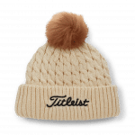 Titleist Cable Knit Pom Pom Wintermütze