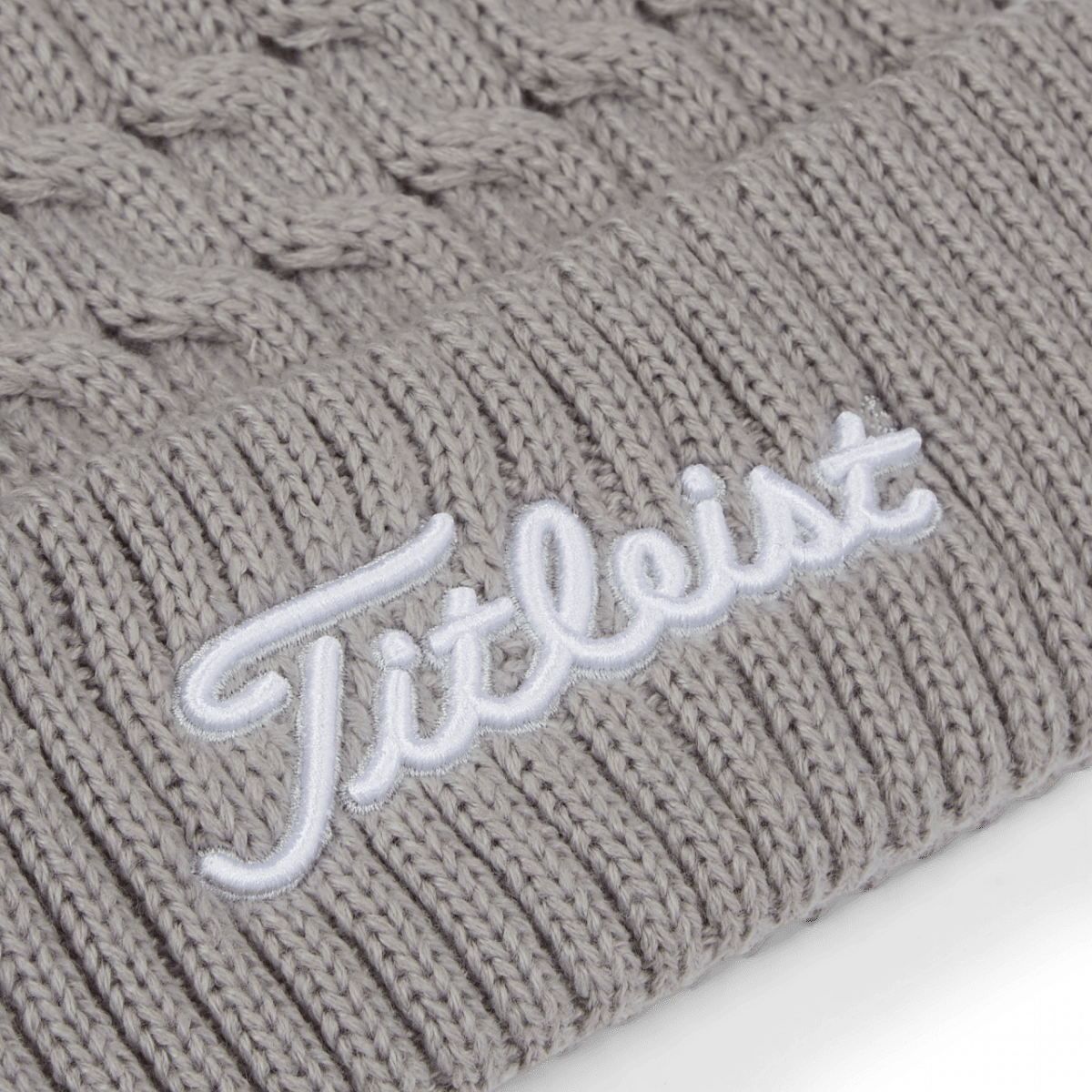 Titleist Cable Knit Pom Pom Wintermütze – Bild 6