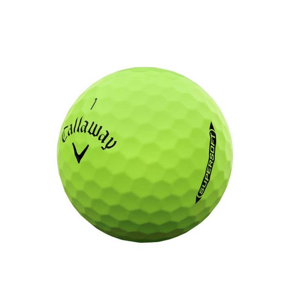 Callaway Supersoft 12er Packung Golfbälle 2025 Matte Grün
