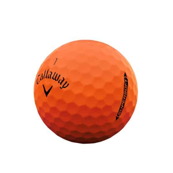 Callaway Supersoft 12er Packung Golfbälle 2025 Matte Orange