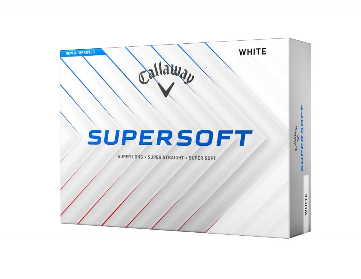 Callaway Supersoft 12er Packung Golfbälle 2025 Weiß – Bild 2