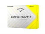 Callaway Supersoft 12er Packung Golfbälle 2025 Gelb – Bild 2