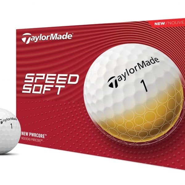 Taylor Made SpeedSoft 12er Packung Golfbälle Weiß