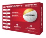 Taylor Made SpeedSoft 12er Packung Golfbälle Weiß – Bild 4