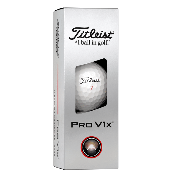 Titleist ProV1X 2025 3er Packung Golfbälle