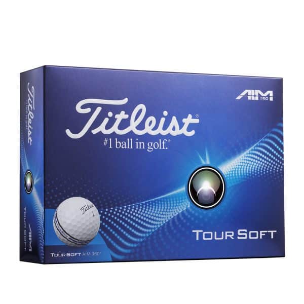 Titleist Tour Soft AIM Full Wrap 360° 12er Packung Golfbälle