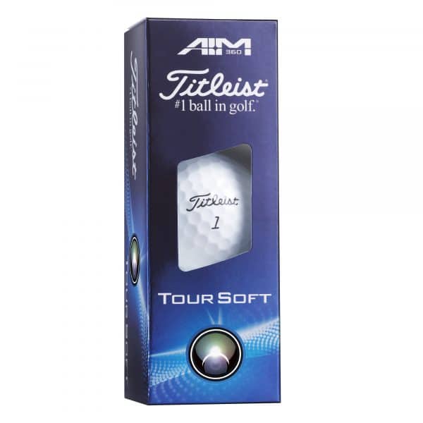 Titleist Tour Soft AIM Full Wrap 360° 3er Packung Golfbälle