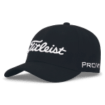 Titleist Junior Tour Performance Cap Schwarz / Weiß