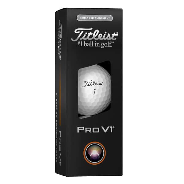 Titleist ProV1 Enhanced Alignment 2025 3er Packung Golfbälle