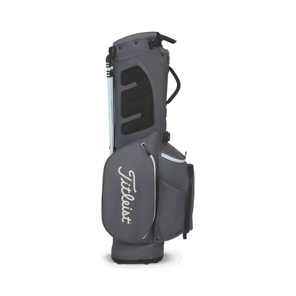 Titleist 2025 Players 4 Standbag Charcoal / Sky – Bild 3