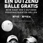 TaylorMade TP5 und TP5x: drei Dutzend personalisierte Bälle kaufen, ein Dutzend gratis erhalten.